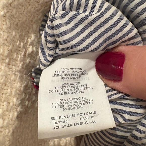 J. Crew Tweed Raw Edge Lady Jacket Blazer - Picture 6 of 11